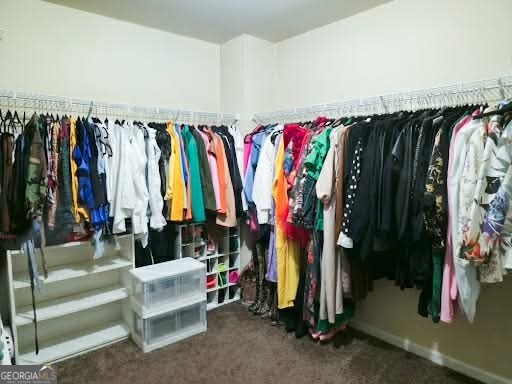 2912 Wellington Street Augusta, GA 30909 - Photo 17 of 23 a view of walk in closet with clothes and shoes