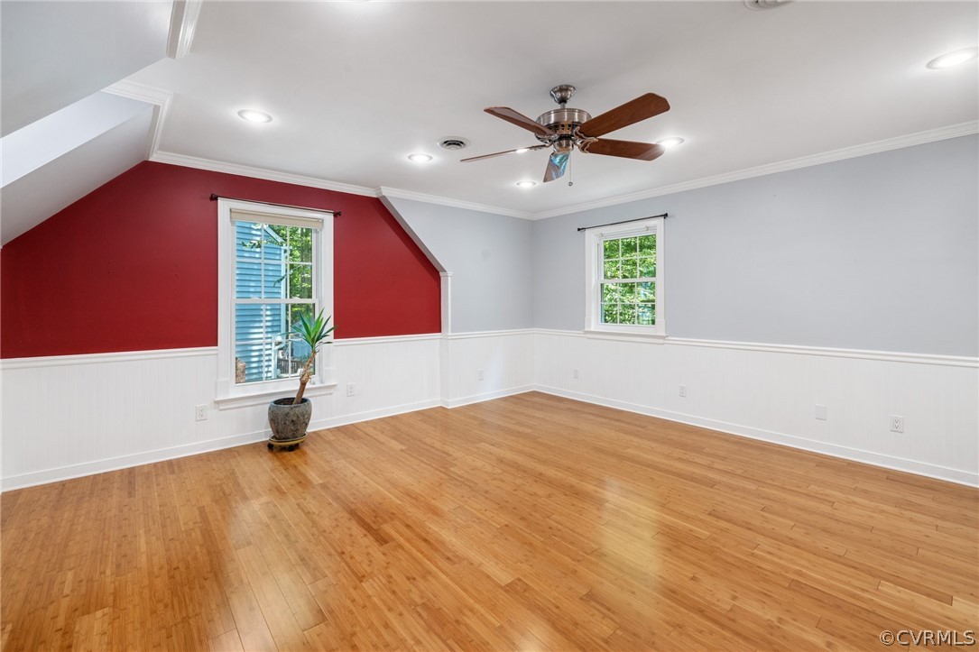 13817 Shadow Ridge Road Midlothian, VA 23112 - Photo 27 of 34 a view of an empty room with wooden floor and a window