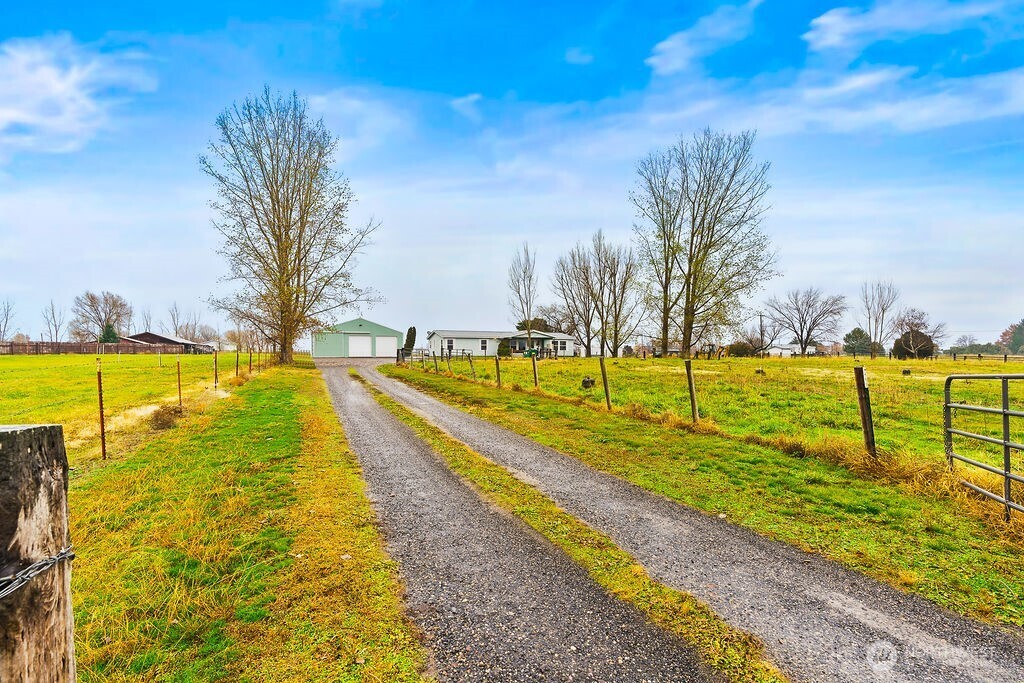 a view of swimming pool with an outdoor space