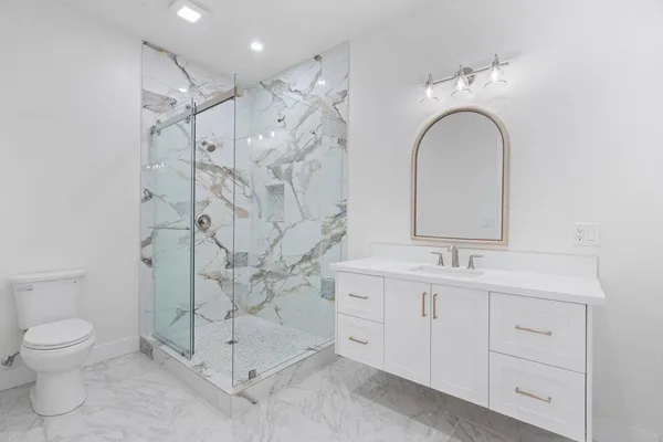 a view of a house with a mountain