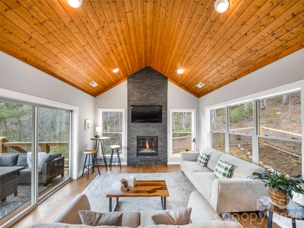 a balcony with view of barbeque oven