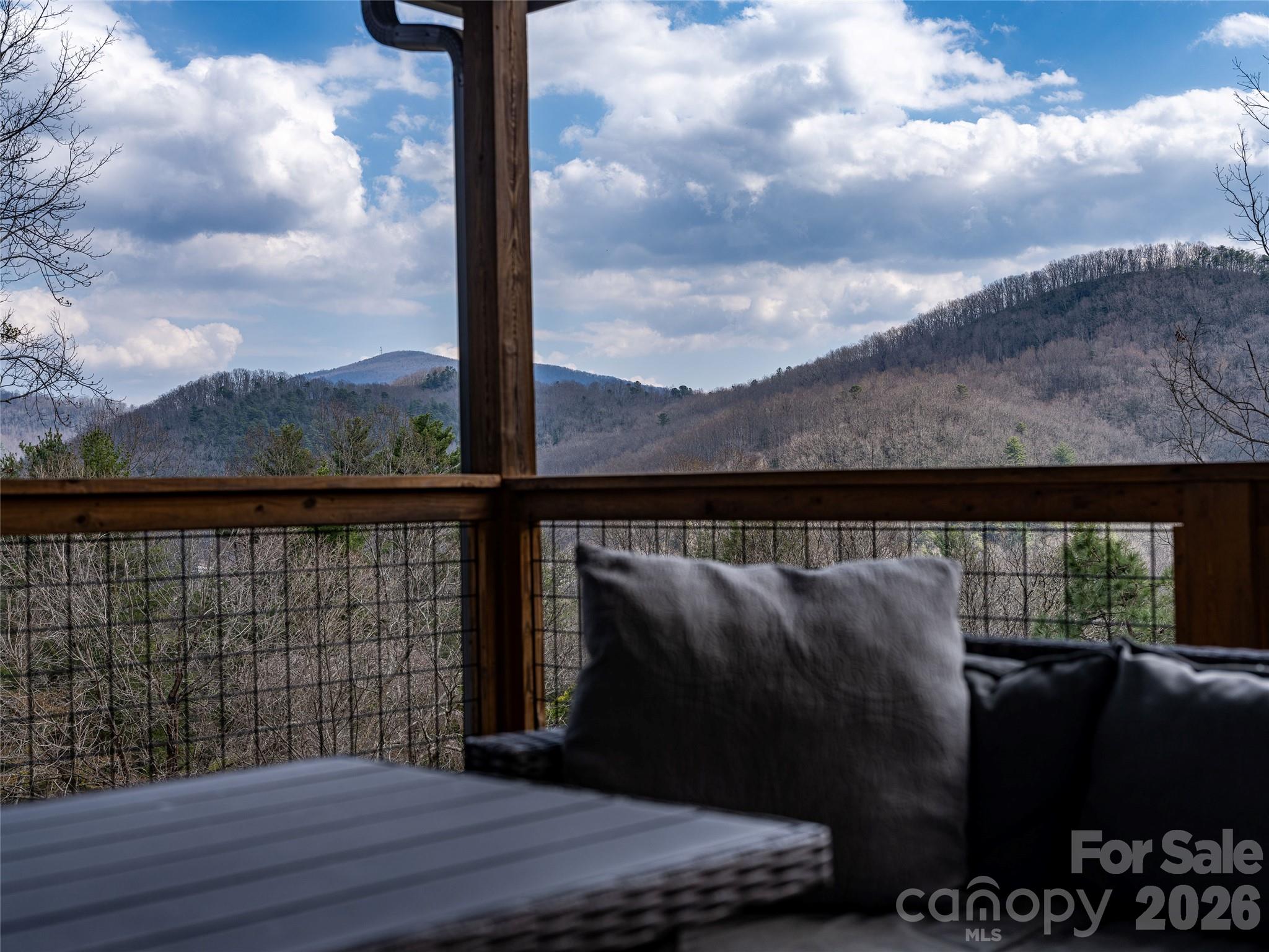 54 Weldon Way Fairview, NC 28730 - Photo 9 of 47 a balcony with view of barbeque oven