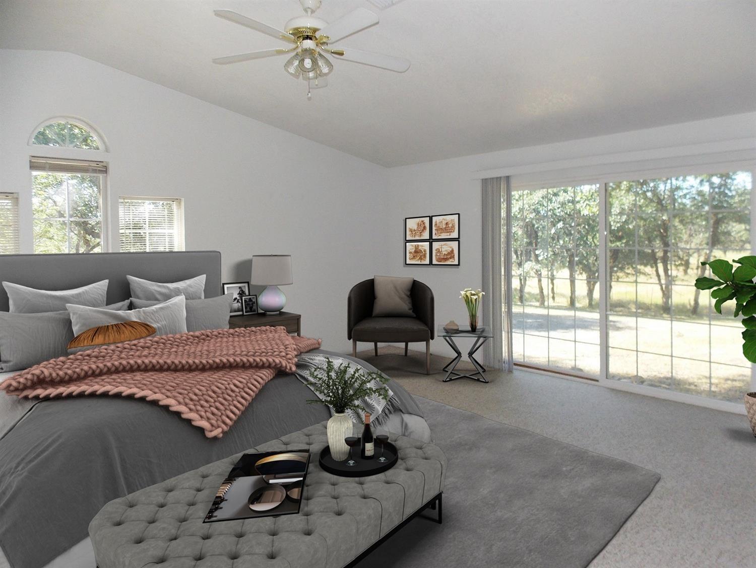16565 Shiloh Road White City, OR 97503 - Photo 9 of 19 Large bright master bedroom. *Virtual s