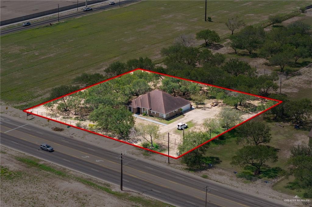 3309 South McColl Road Edinburg, TX 78539 - Photo 22 of 27 View of rural area featuring property boundaries highlighted