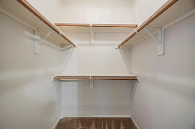 a view of walk in closet