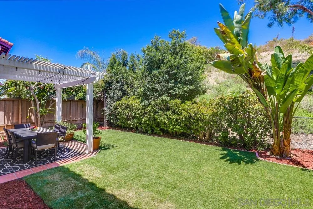 11746 Springside Road San Diego, CA 92128 - Photo 24 of 25 a view of a backyard with a patio