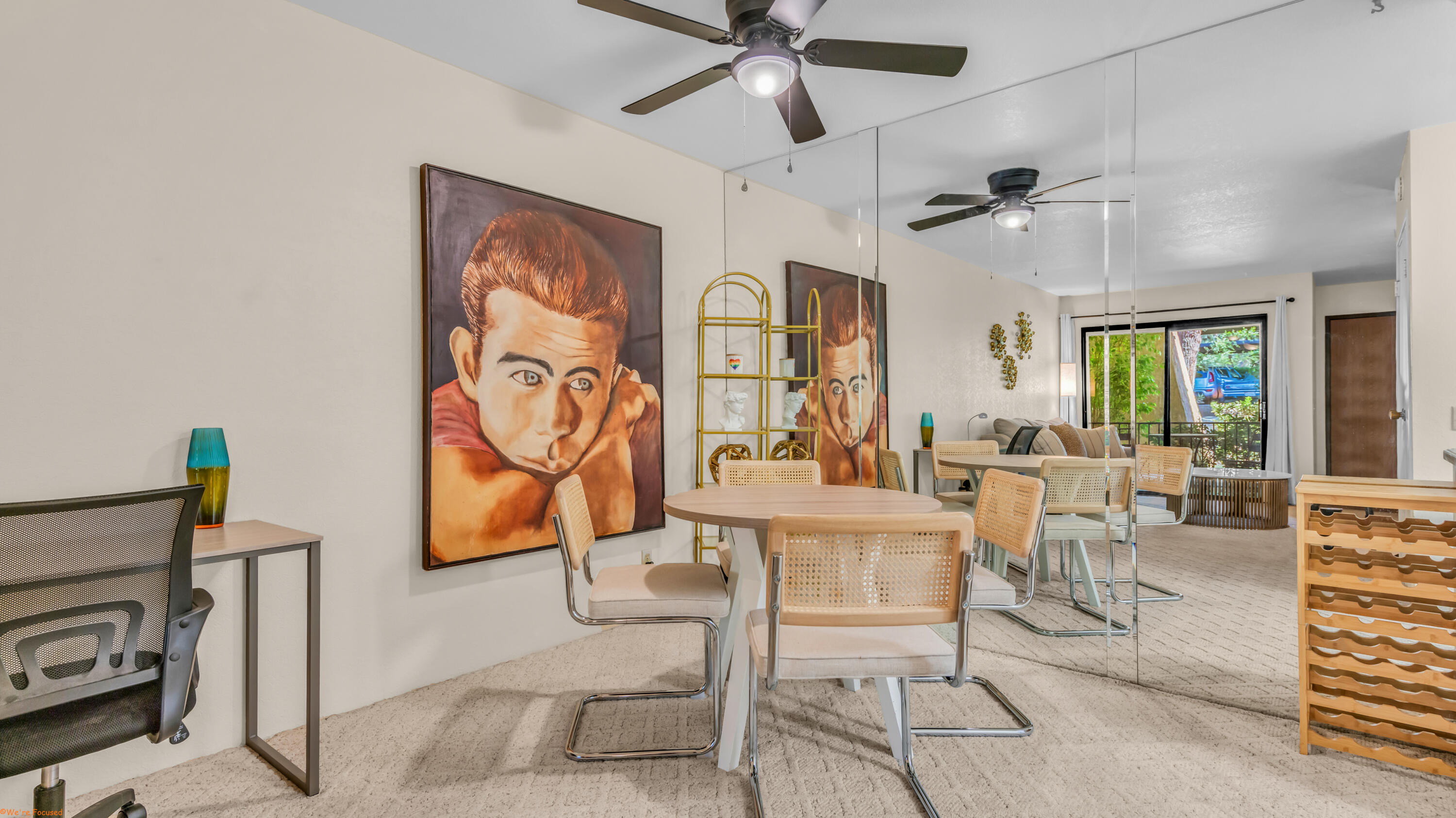 2800 Los Felices Circle North, Unit 107 Palm Springs, CA 92262 - Photo 10 of 18 a view of a livingroom with furniture and a window