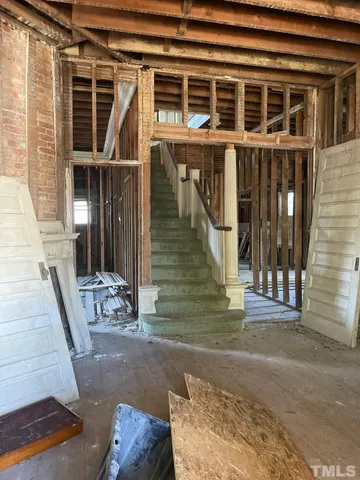 a view of front door of house