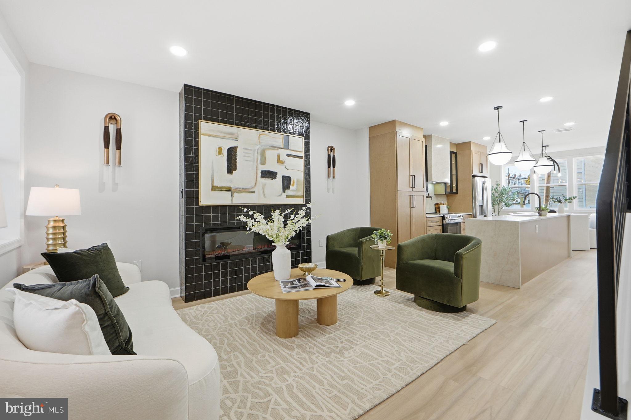 1412 Trinidad Avenue Northeast Washington, DC 20002 - Photo 4 of 47 a living room with furniture and a wooden floor