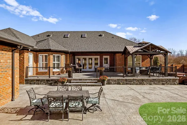 a view of outdoor space and deck
