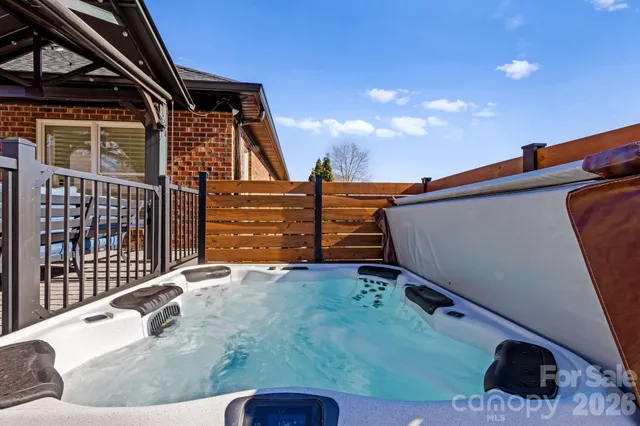 a view of outdoor space and deck