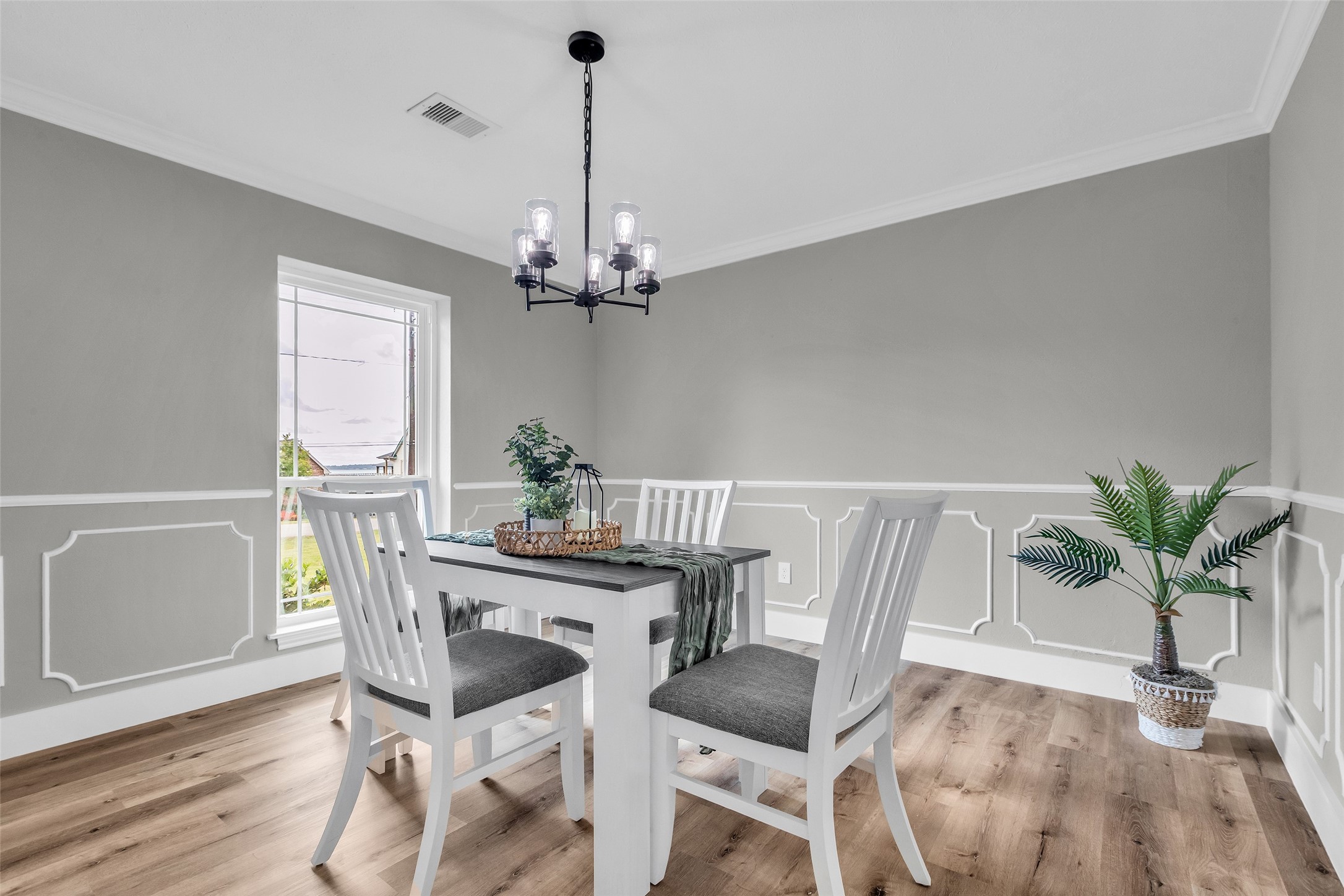 3518 Shore Shadows Drive Crosby, TX 77532 - Photo 15 of 42 a view of a dining room with furniture window and wooden floor
