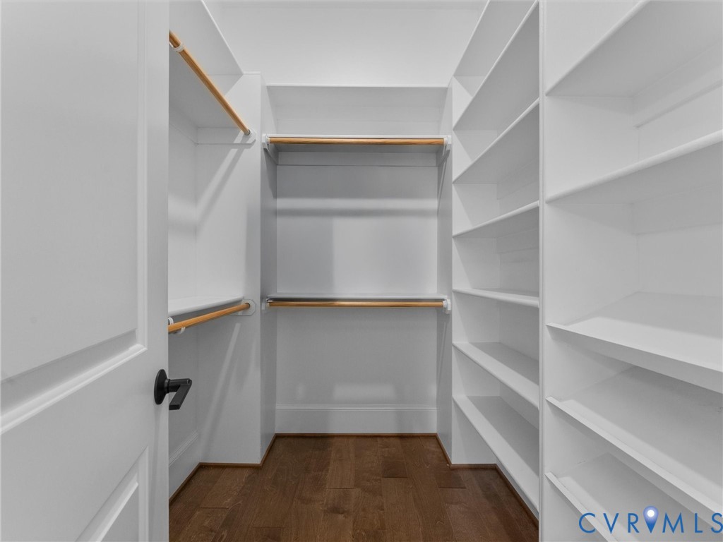 16131 Binley Road Midlothian, VA 23112 - Photo 55 of 99 a view of walk in closet with empty racks
