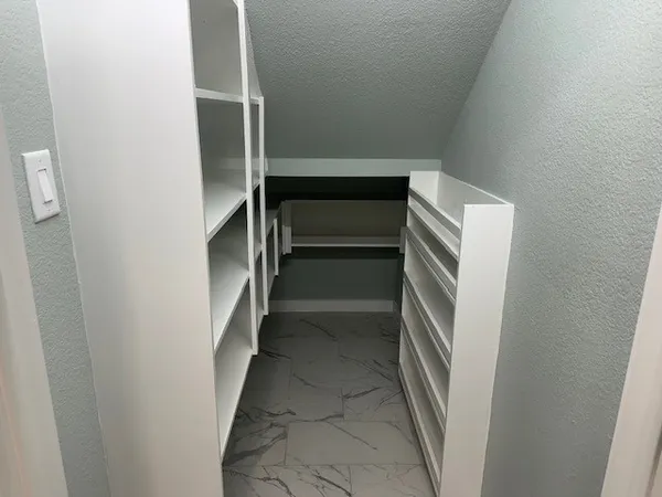 a view of walk in closet