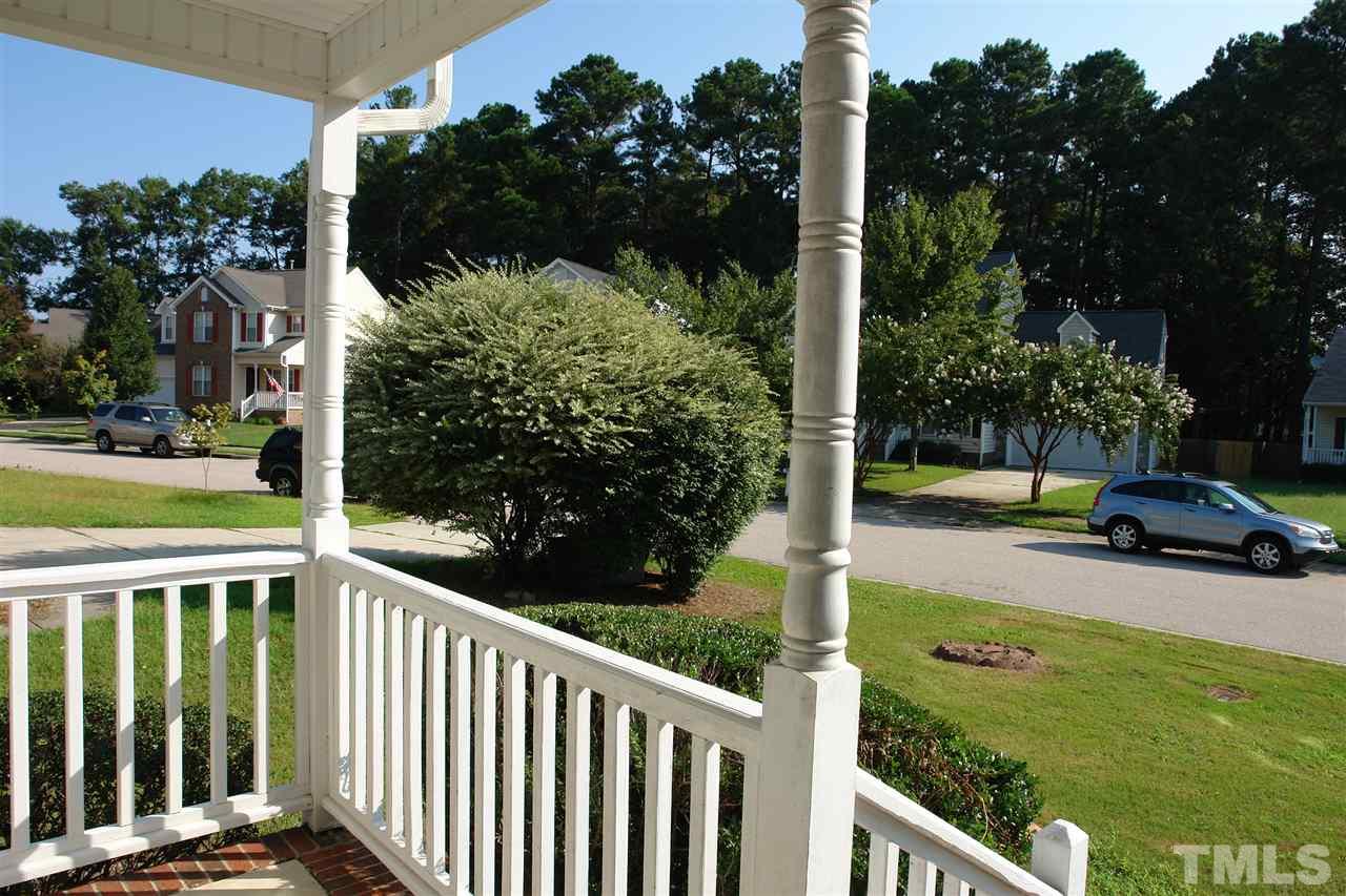 8317 Neuse Rapids Road Raleigh, NC 27616 - Photo 2 of 25 View of this family-friendly neighborhood from the front porch.