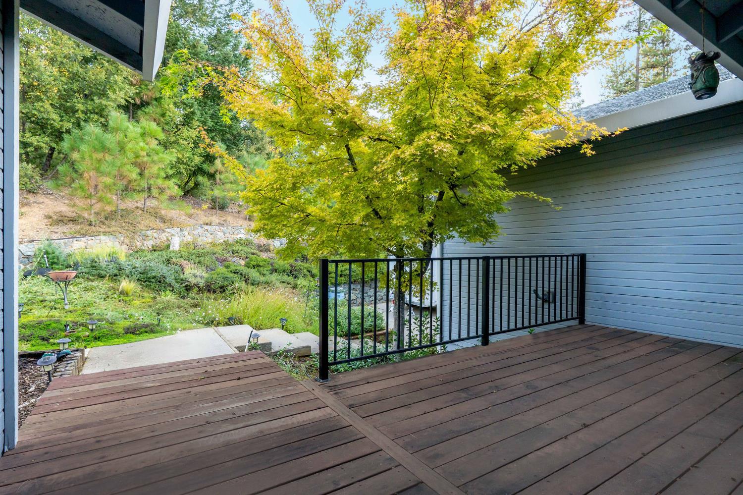 12401 Old Mine Road Grass Valley, CA 95945 - Photo 24 of 87 a view of a deck with a yard