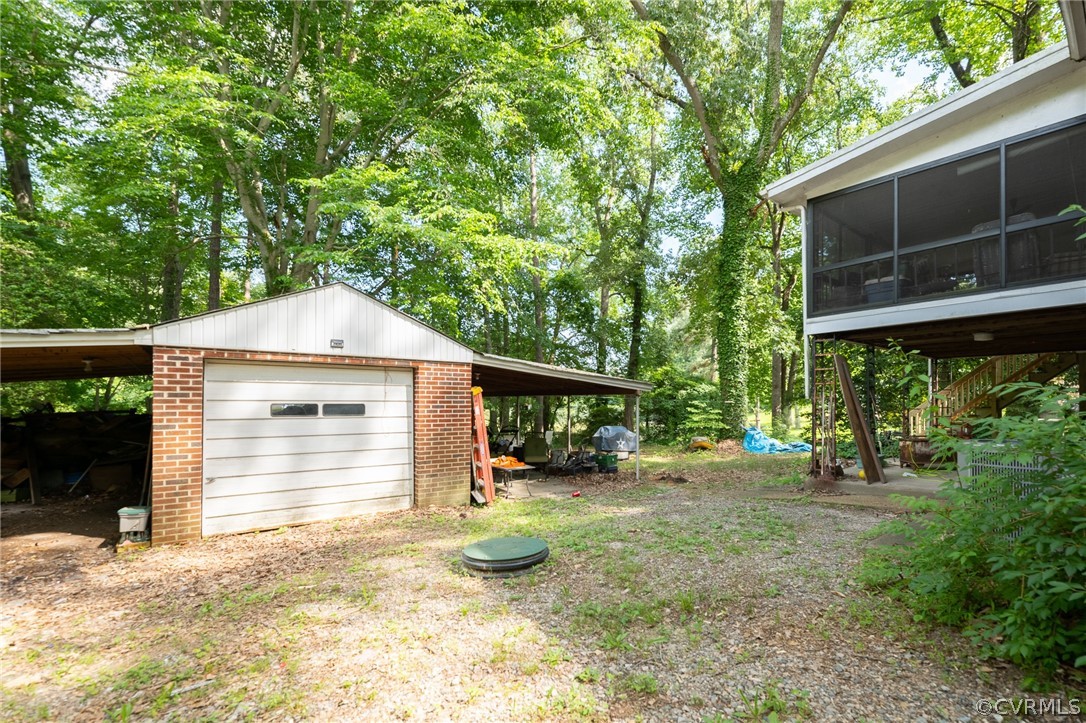 1121 Hybla Road North Chesterfield, VA 23236 - Photo 35 of 44 Garage and double carports