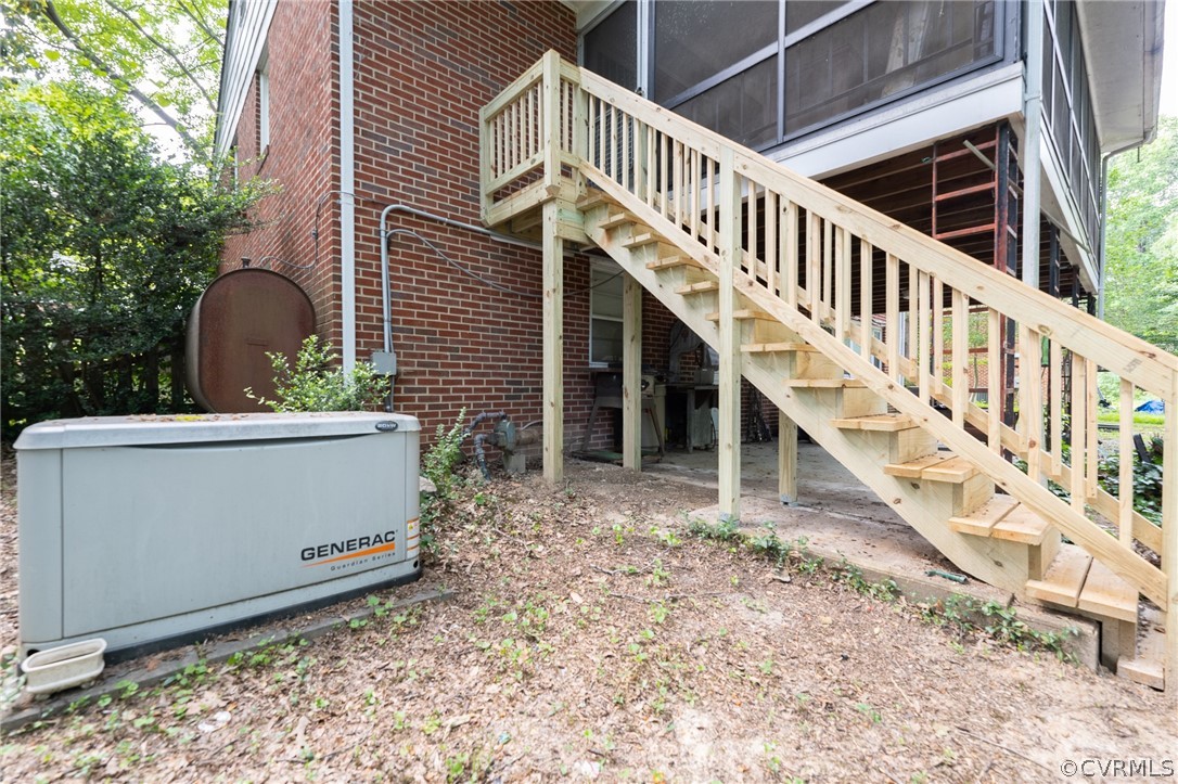 1121 Hybla Road North Chesterfield, VA 23236 - Photo 38 of 44 Generator and new stairs