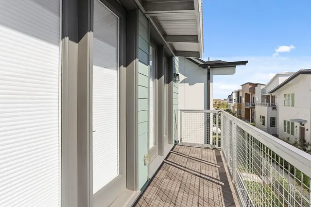a view of balcony and deck