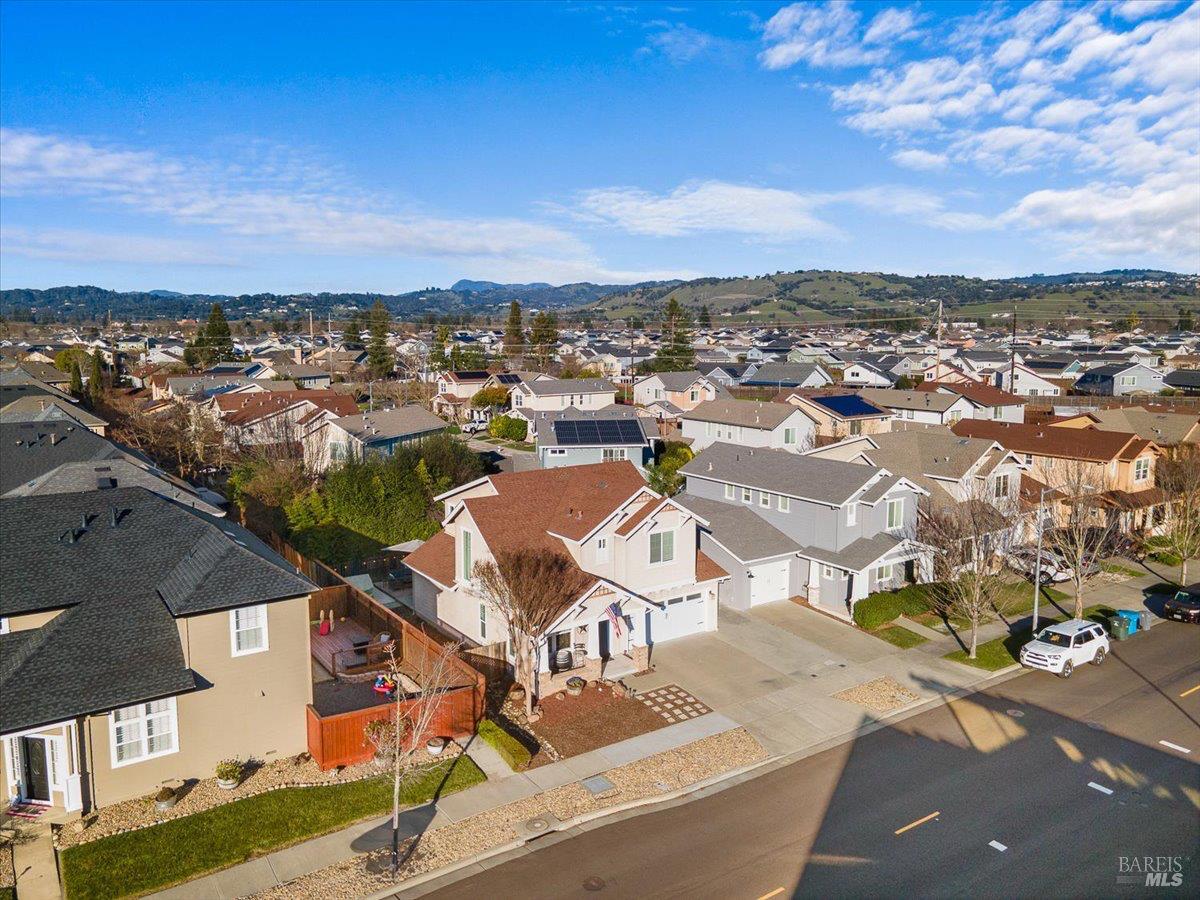 2067 San Miguel Avenue Santa Rosa, CA 95403 - Photo 31 of 38 an aerial view of residential houses with outdoor space