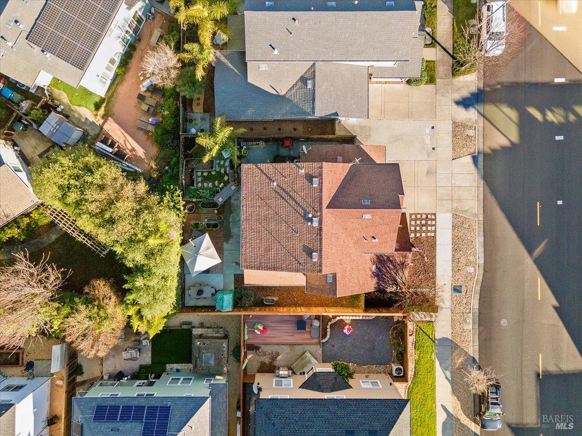 2067 San Miguel Avenue Santa Rosa, CA 95403 - Photo 35 of 38 an aerial view of houses with outdoor space