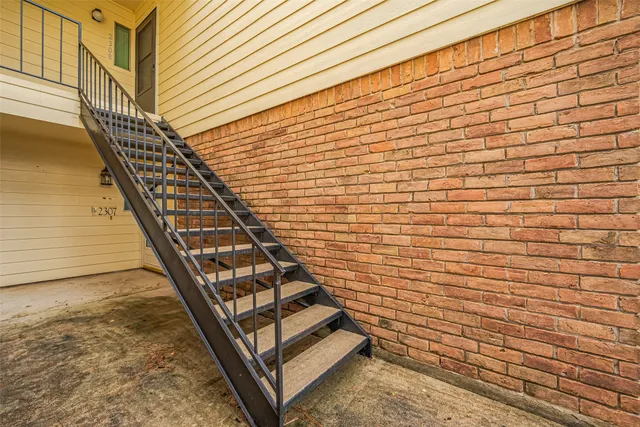 a view of front door of house