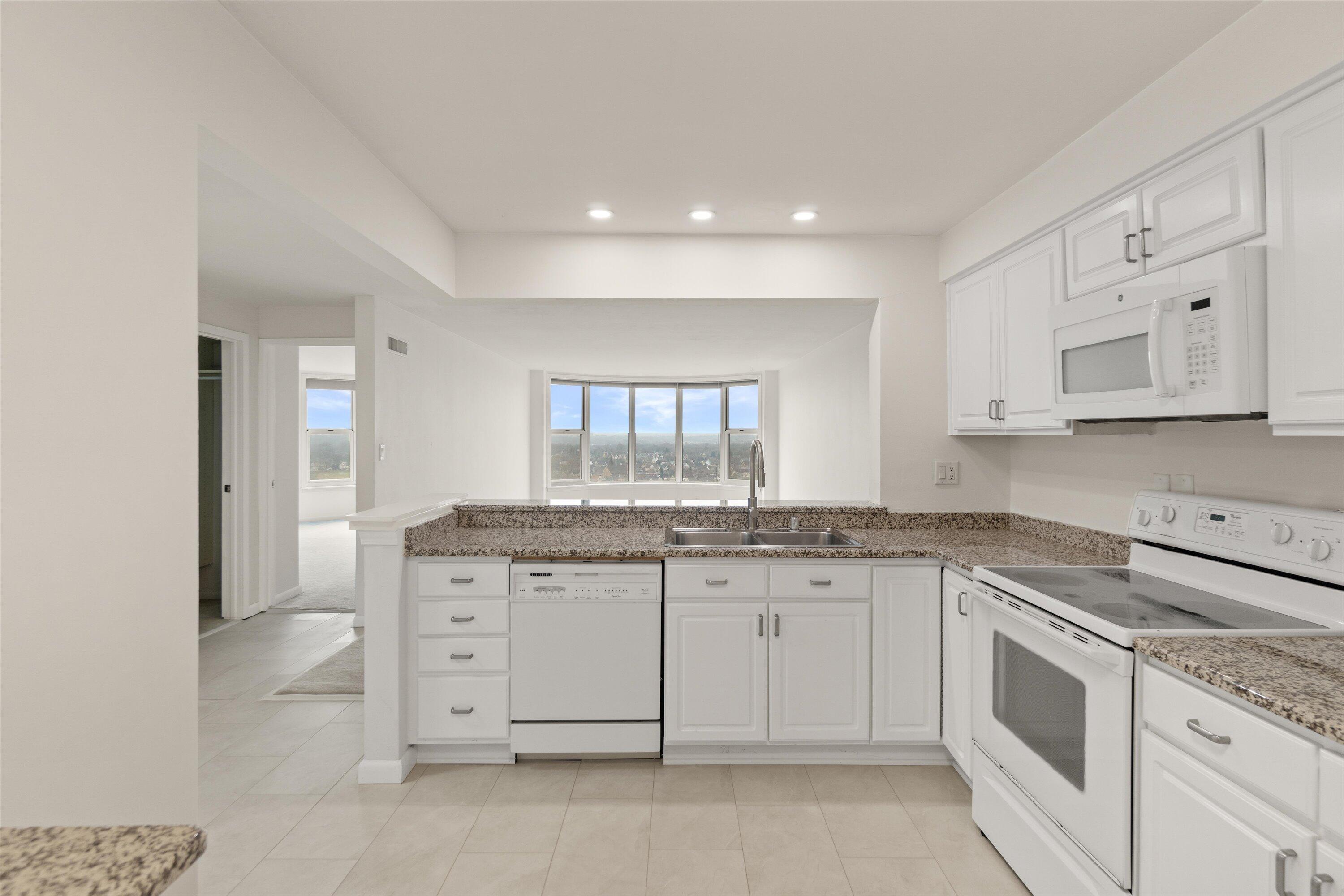 2525 South Shore Drive, Unit 18B Milwaukee, WI 53207 - Photo 15 of 25 Great View From Kitchen