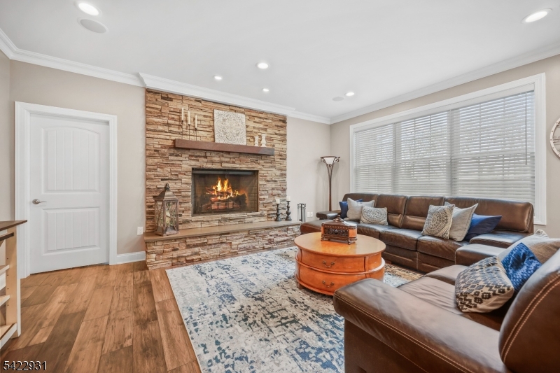 13 Fox Run Monroe Township, NJ 08831 - Photo 10 of 46 a living room with furniture and a fireplace