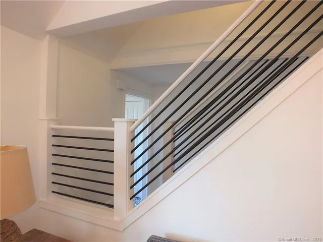 a view of a staircase