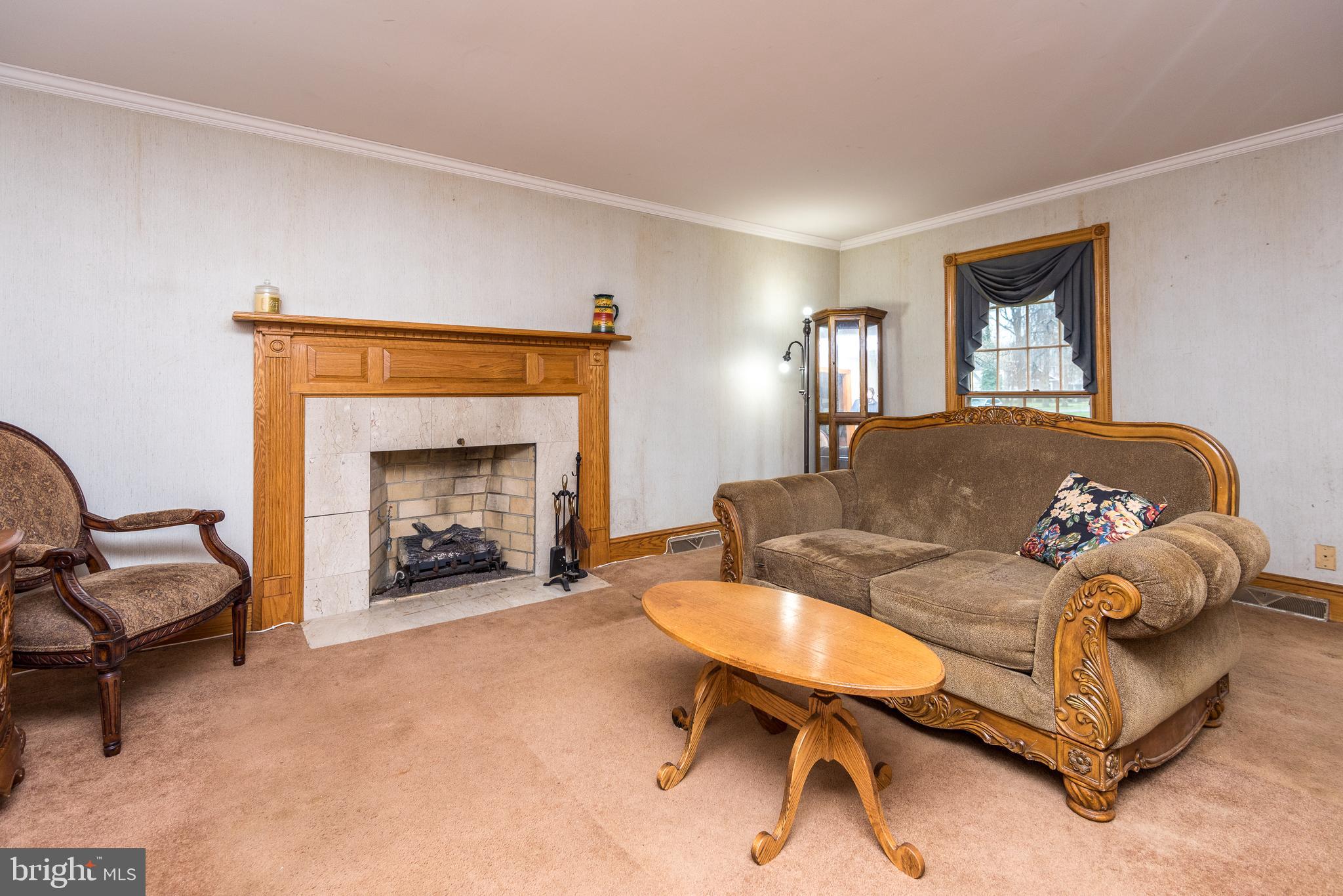 5 Church Street Beverly, NJ 08010 - Photo 7 of 33 Family room with wood burning fireplace