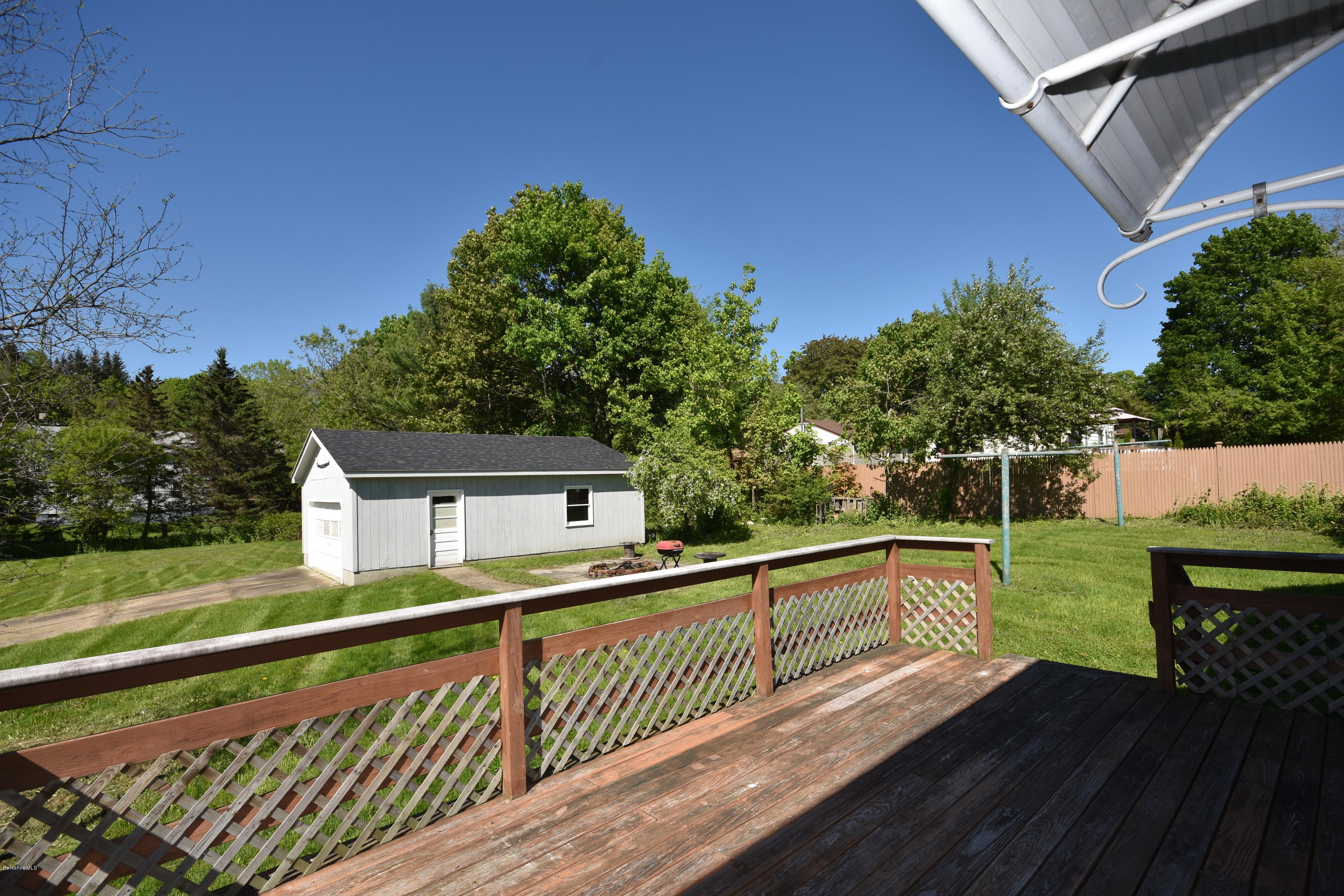 46 Berkley Street Pittsfield, MA 01201 - Photo 38 of 42 a view of a deck with a yard