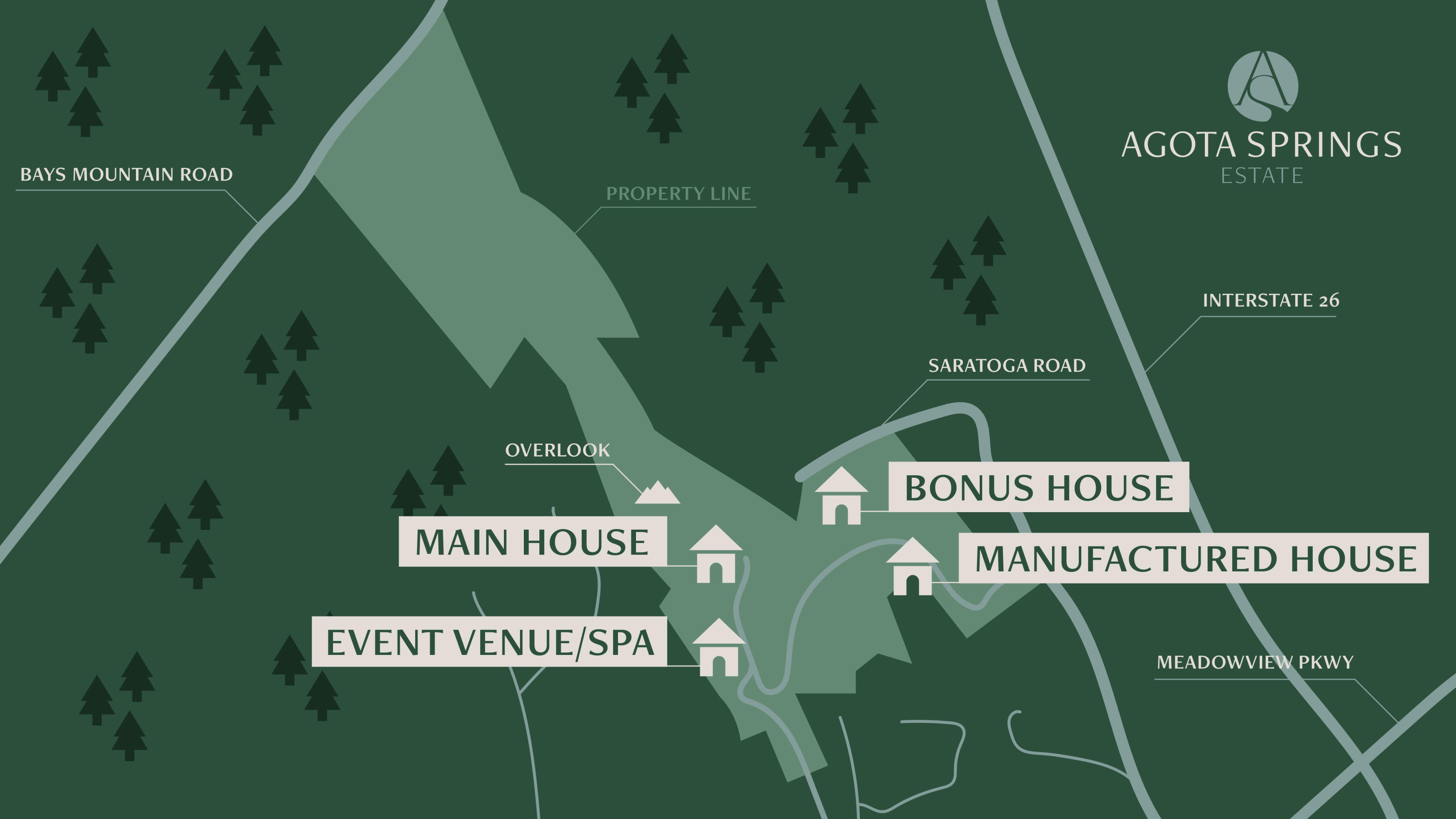 1128 Saratoga Road Kingsport, TN 37660 - Photo 7 of 124 AgotaSpringsEstate_PropertyMap