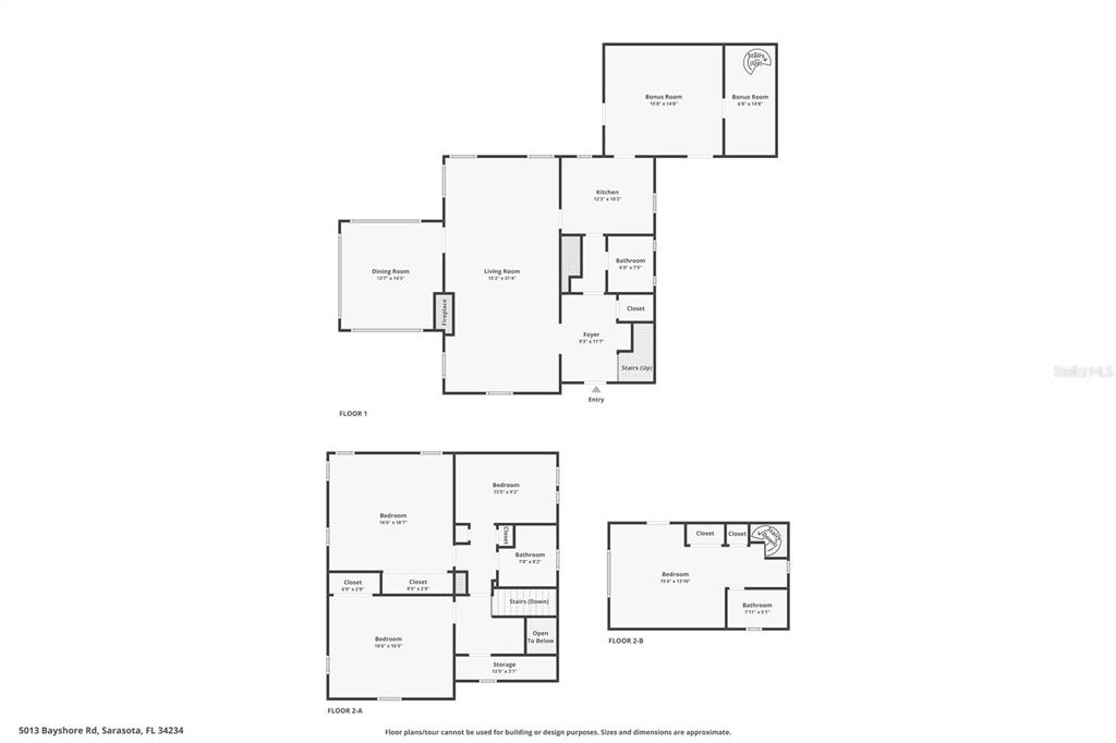 5013 Bay Shore Road Sarasota, FL 34234 - Photo 22 of 22 a picture of floor plan