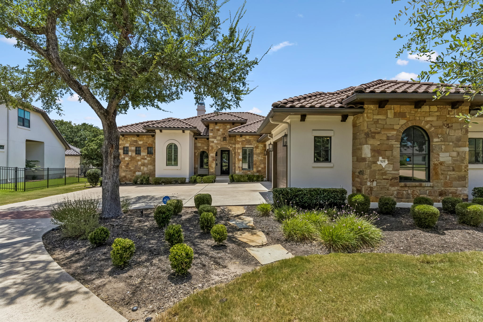 505 Flint Ridge Trail Georgetown, TX 78628 - Photo 35 of 40 Exceptional curb appeal welcomes you to this beautifully designed single-story home.