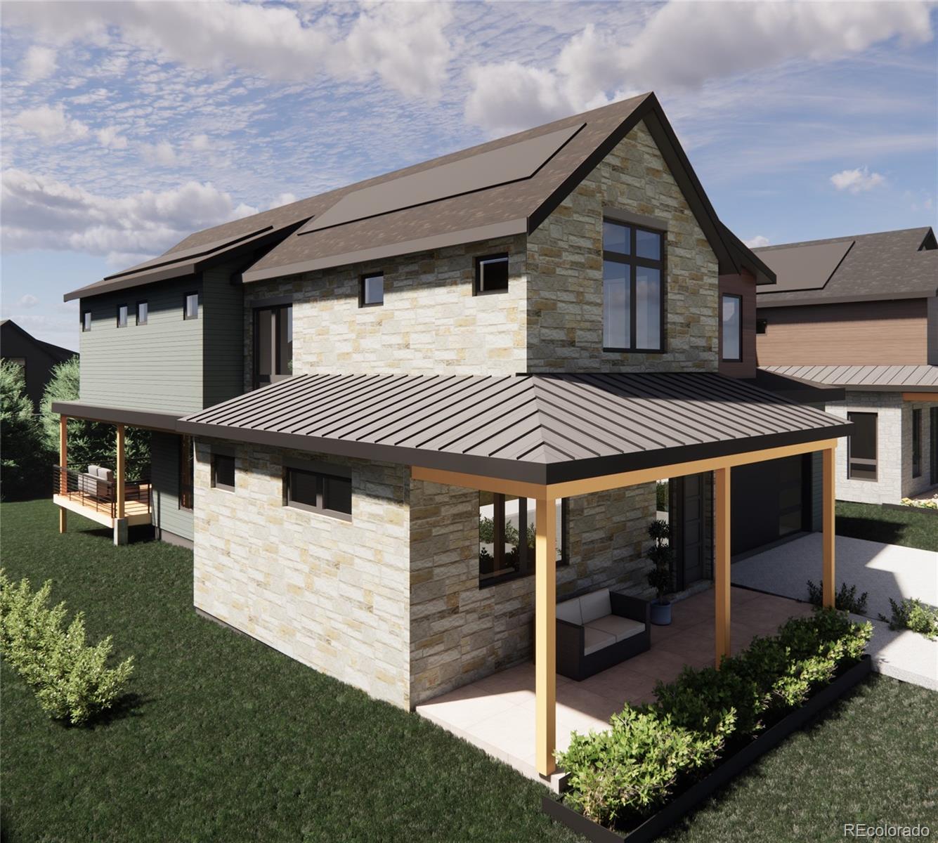 1040 Locust Avenue Boulder, CO 80304 - Photo 2 of 27 a front view of a house with a garden