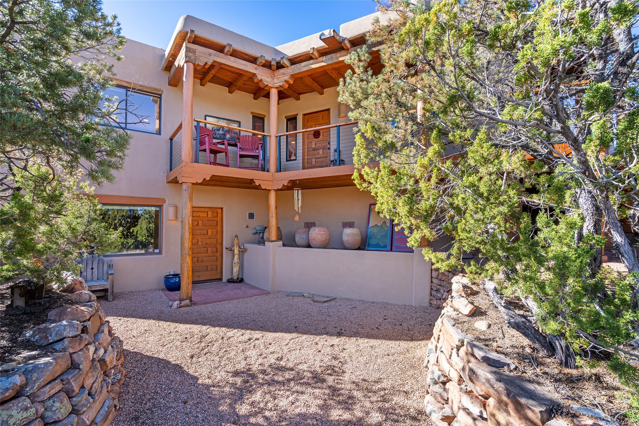 1204 Bandolina Road Santa Fe, NM 87501 - Photo 37 of 69 Private Casita (bedroom + 3/4 bath on lower level)