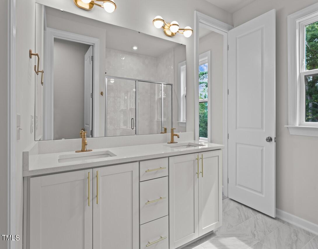 4822 Cypress Tree Lane, Unit 1 Raleigh, NC 27612 - Photo 6 of 33 Primary Bath