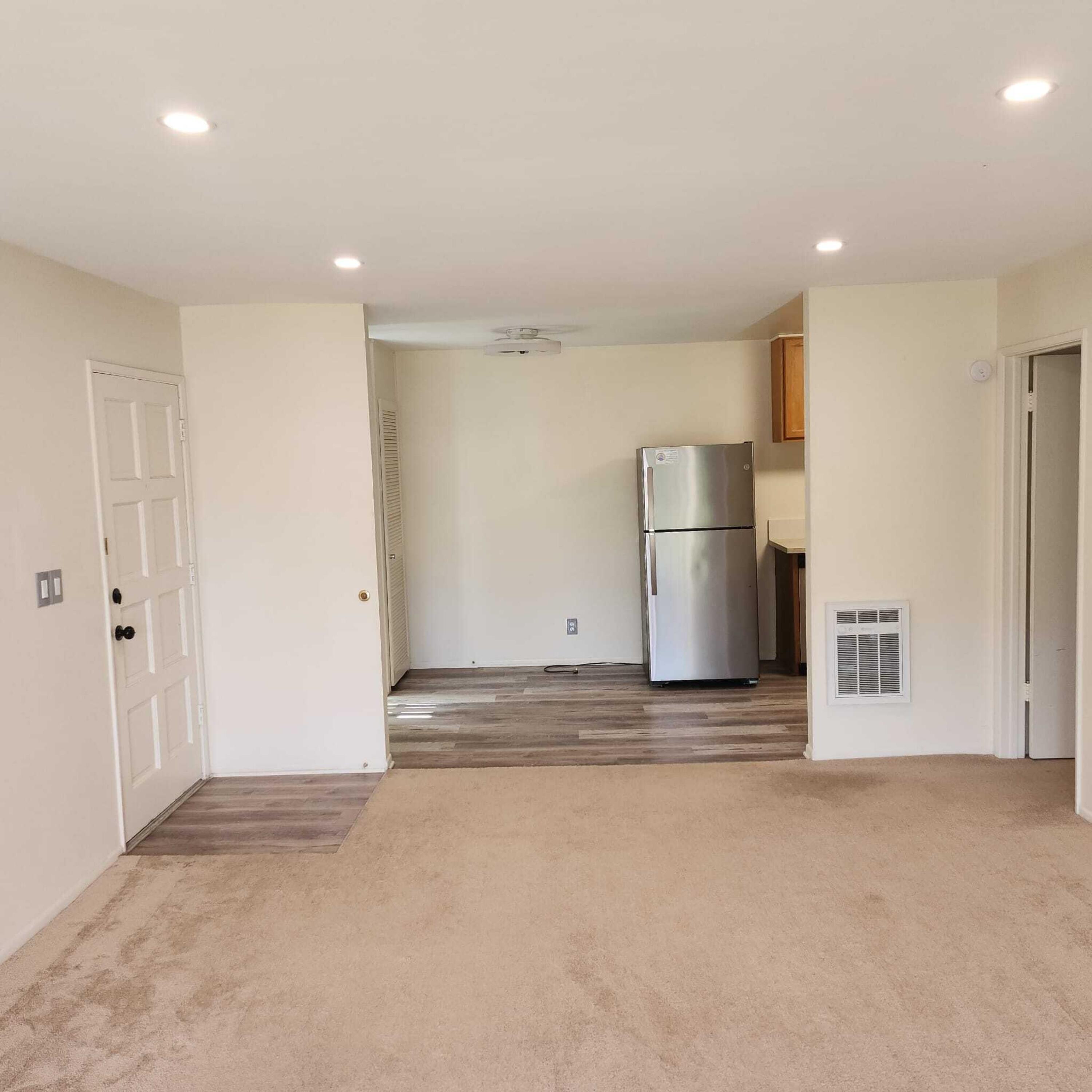 5518 Armitos Avenue, Unit 86 Goleta, CA 93117 - Photo 7 of 10 a view of a kitchen with a sink and a refrigerator
