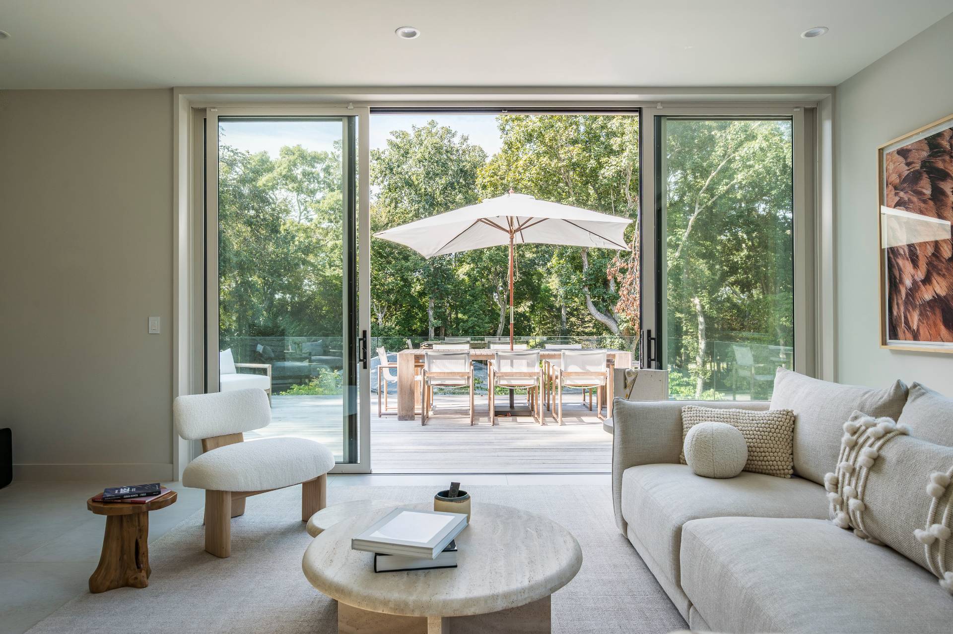 232 Kings Point Road East Hampton, NY 11937 - Photo 6 of 37 a living room with furniture and a large window