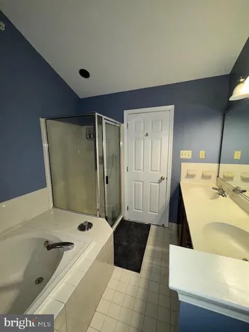 an empty room with closet