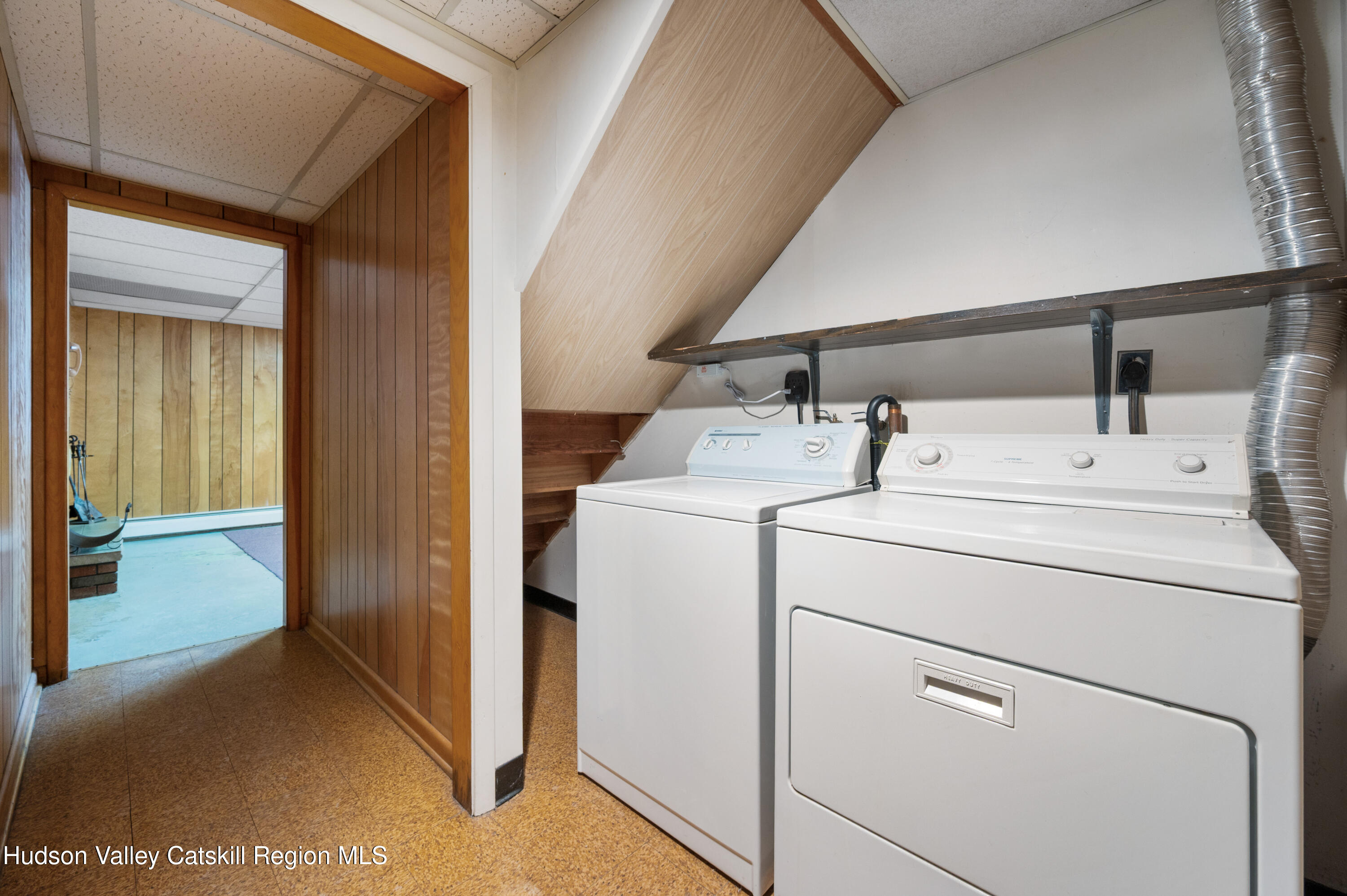 108 River Road Ulster Park, NY 12487 - Photo 24 of 32 a utility room with dryer and washer