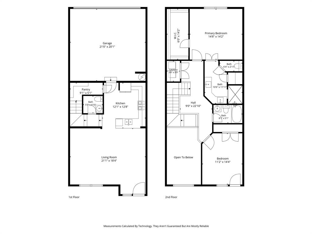 4646 G Rhett Lane Carrollton, TX 75010 - Photo 16 of 16 Floor plan
