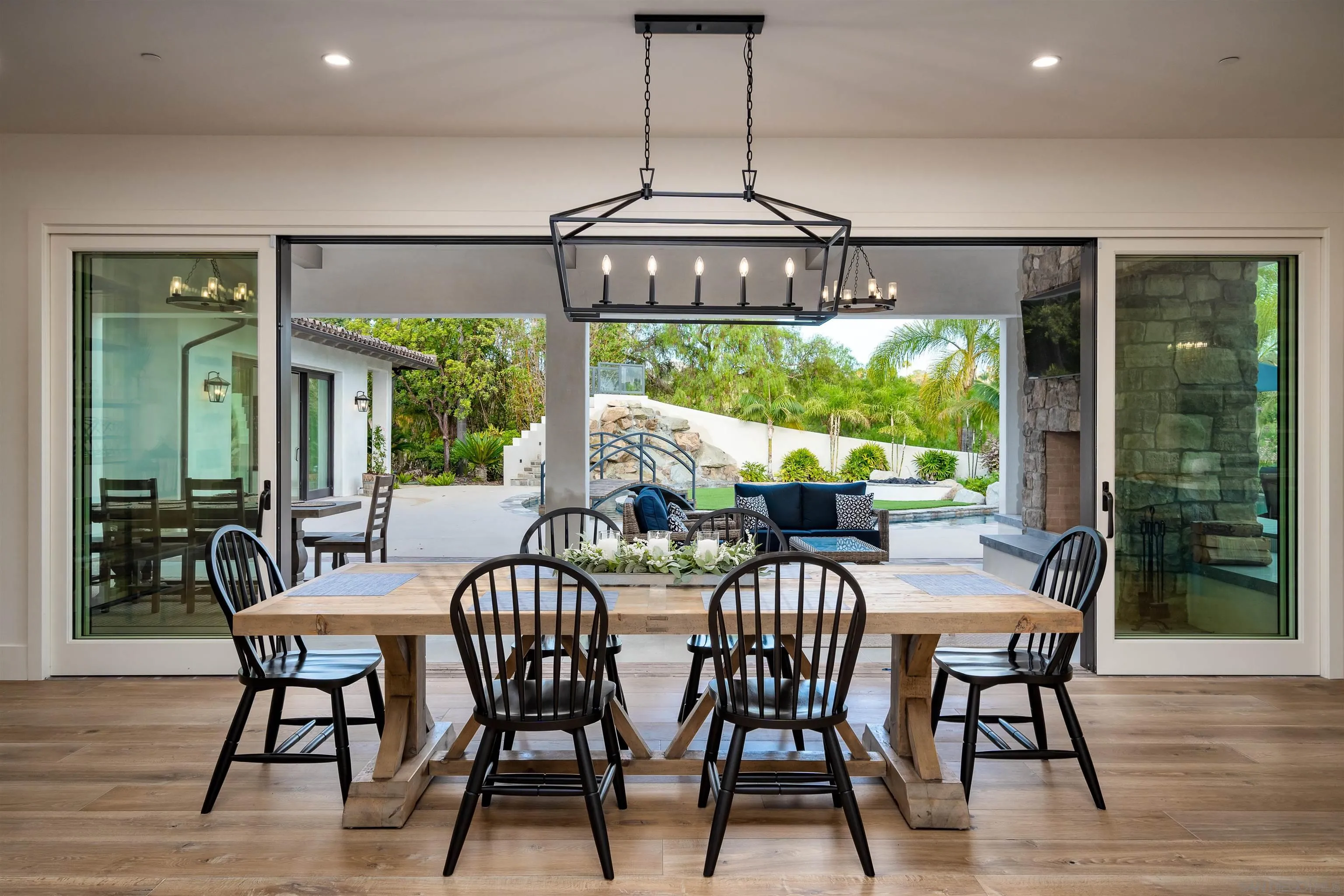 3419 Via Monteverde Encinitas, CA 92024 - Photo 15 of 73 a view of a dining room with furniture window and outside view