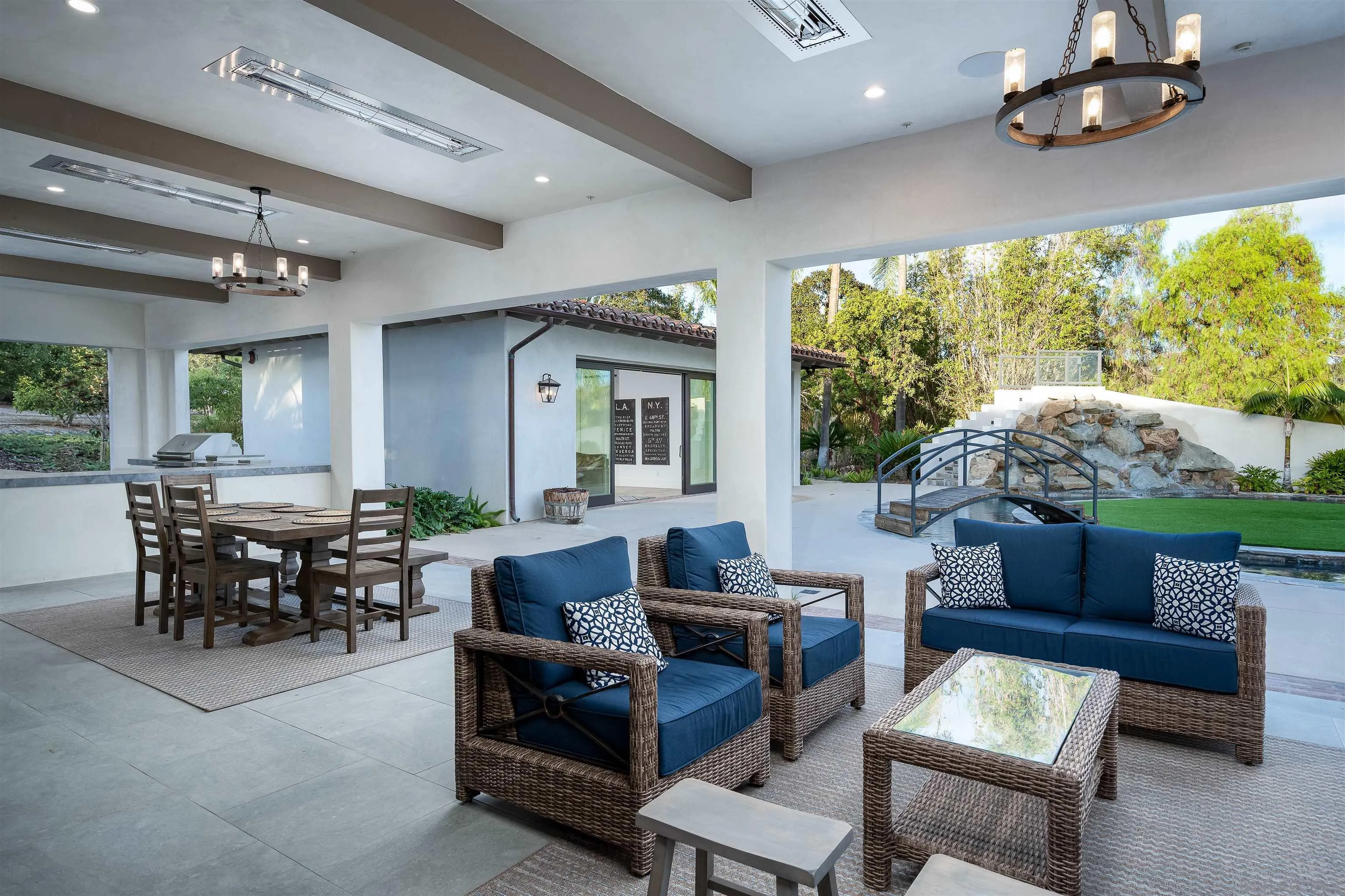 3419 Via Monteverde Encinitas, CA 92024 - Photo 34 of 73 a living room with furniture and a large window