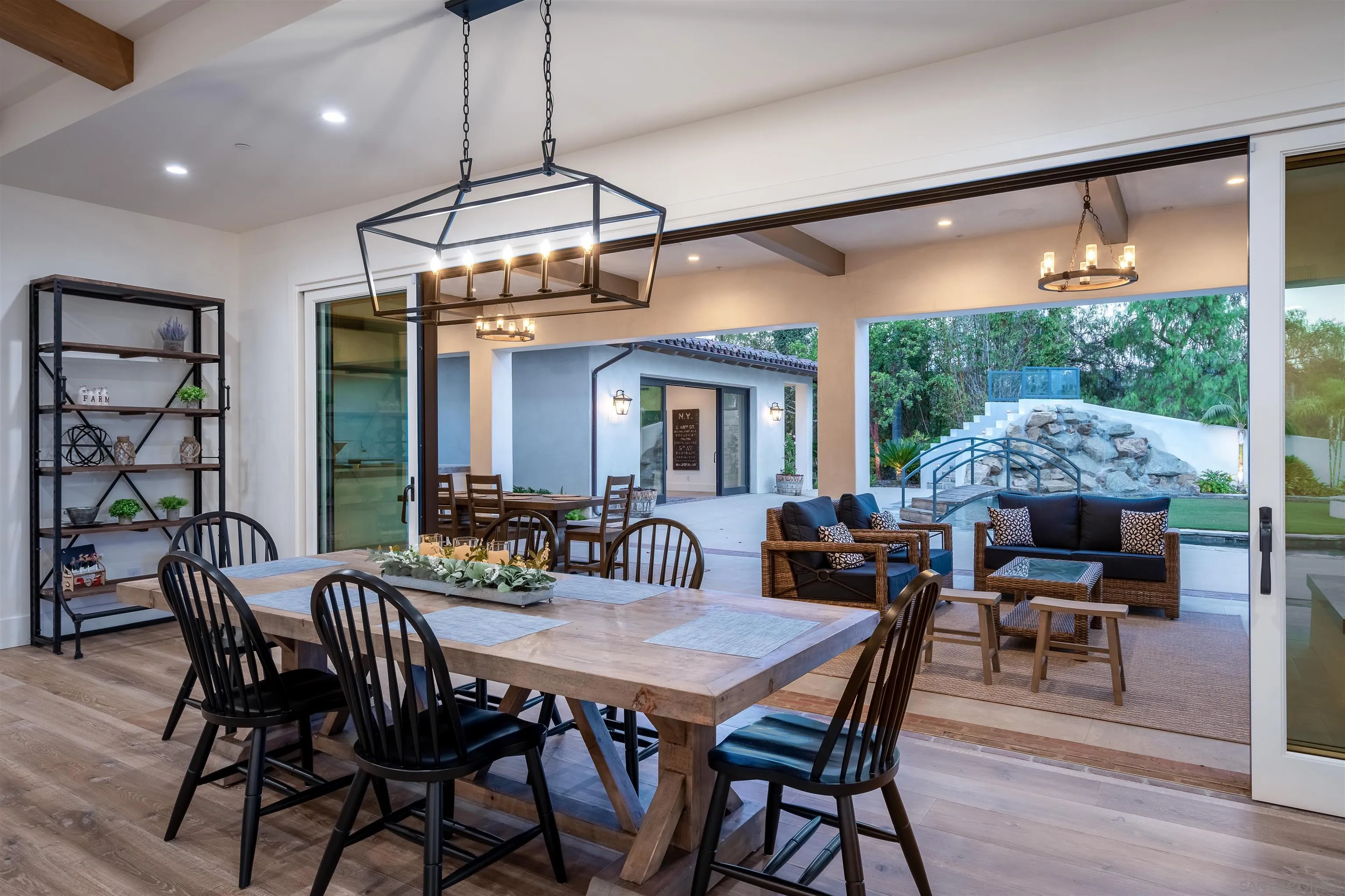 3419 Via Monteverde Encinitas, CA 92024 - Photo 35 of 73 a view of a dining room with furniture window and outside view