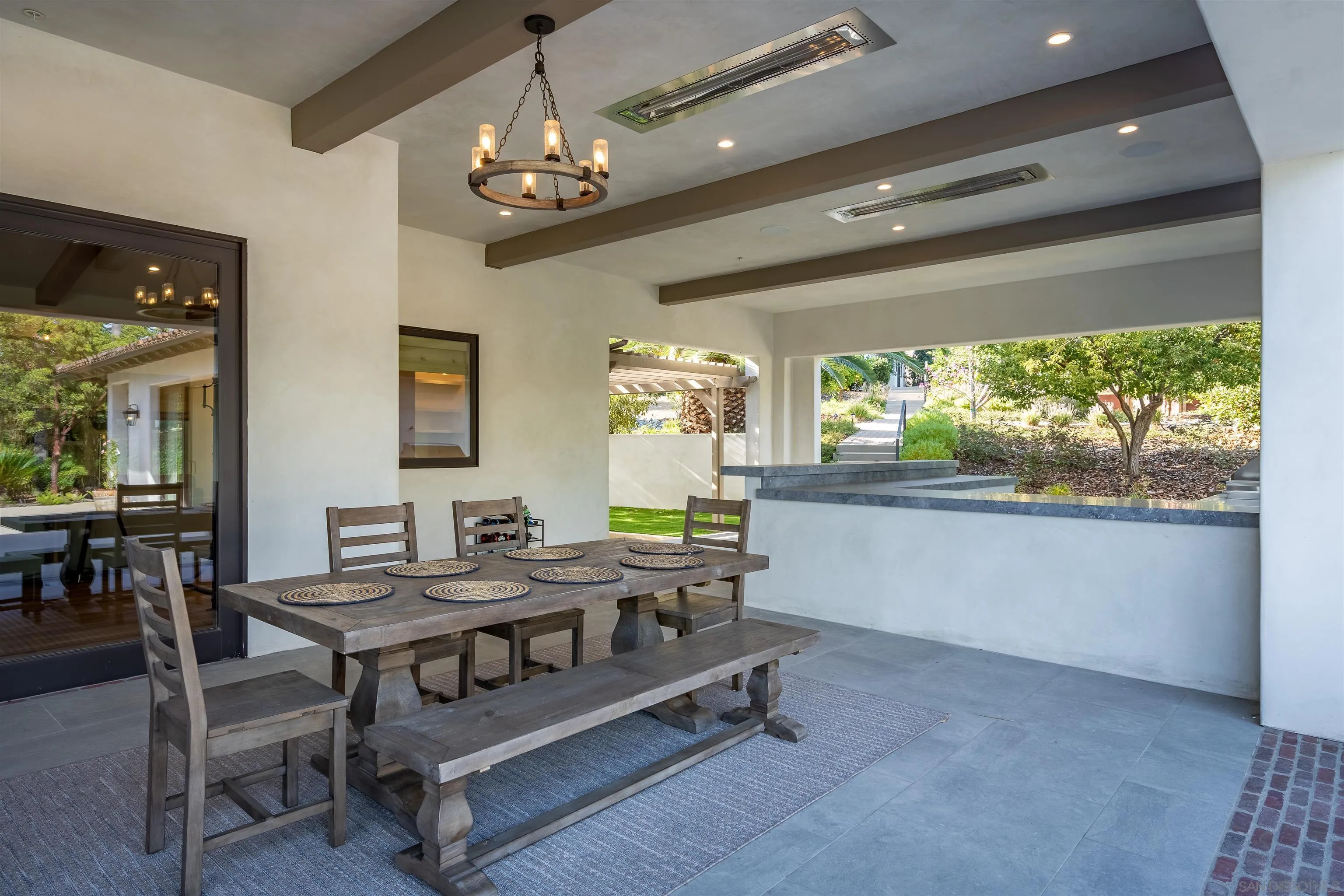 3419 Via Monteverde Encinitas, CA 92024 - Photo 52 of 73 a outdoor space with furniture and chandelier