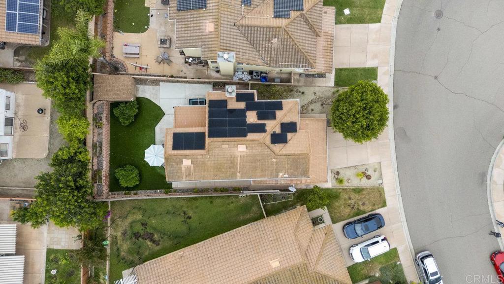 305 Cobblestone Place Santee, CA 92071 - Photo 31 of 41 an aerial view of a house with a garden