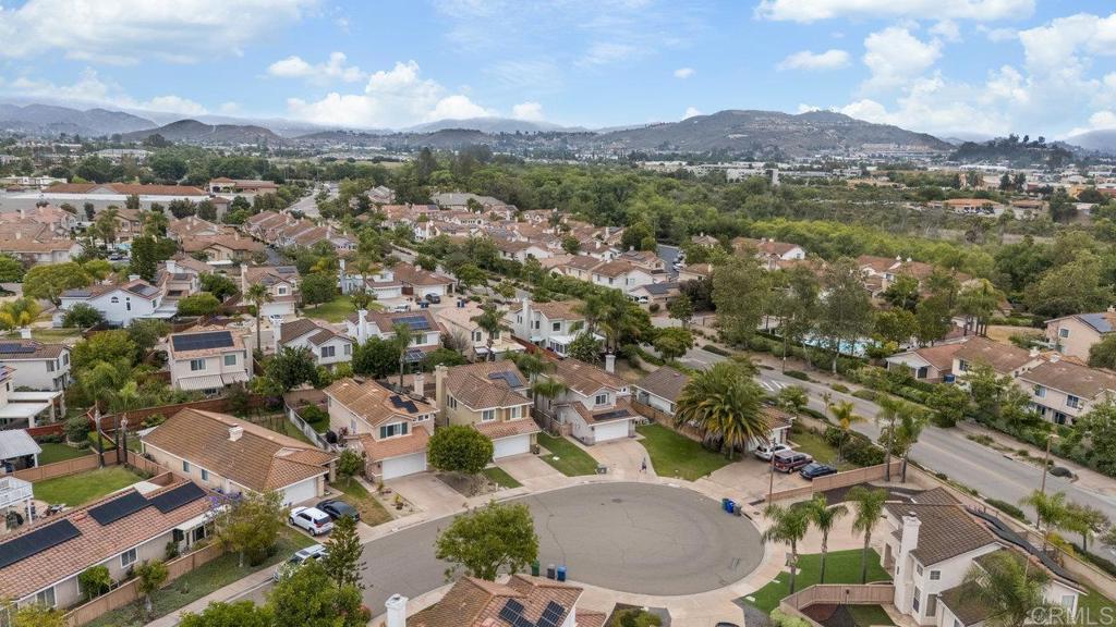 305 Cobblestone Place Santee, CA 92071 - Photo 34 of 41 an aerial view of residential houses with outdoor space