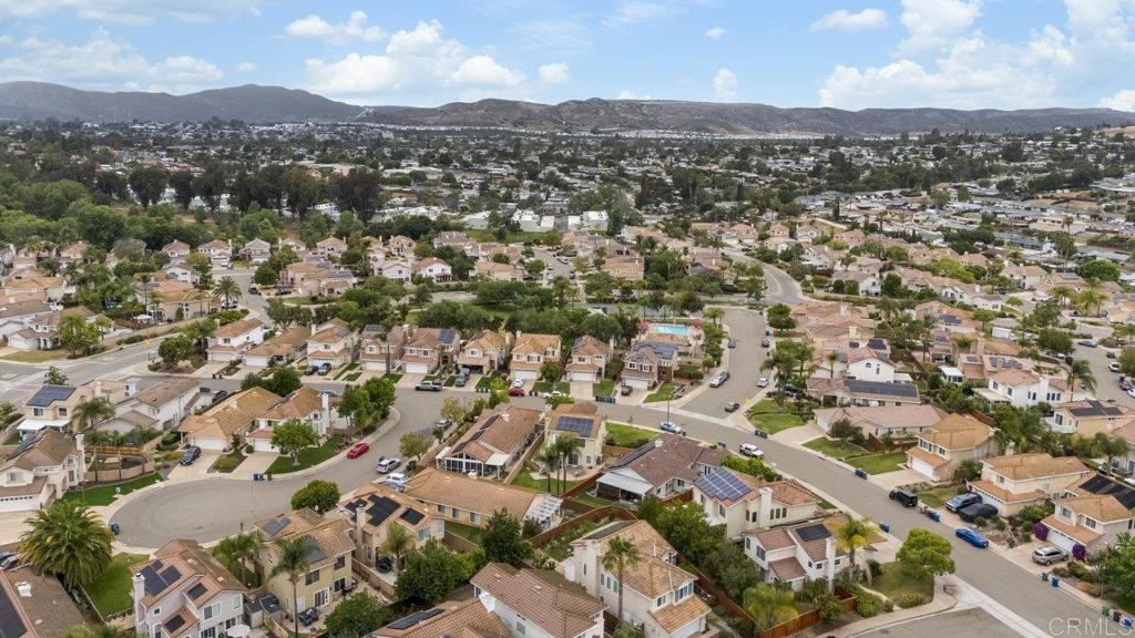 305 Cobblestone Place Santee, CA 92071 - Photo 35 of 41 an aerial view of residential houses with outdoor space