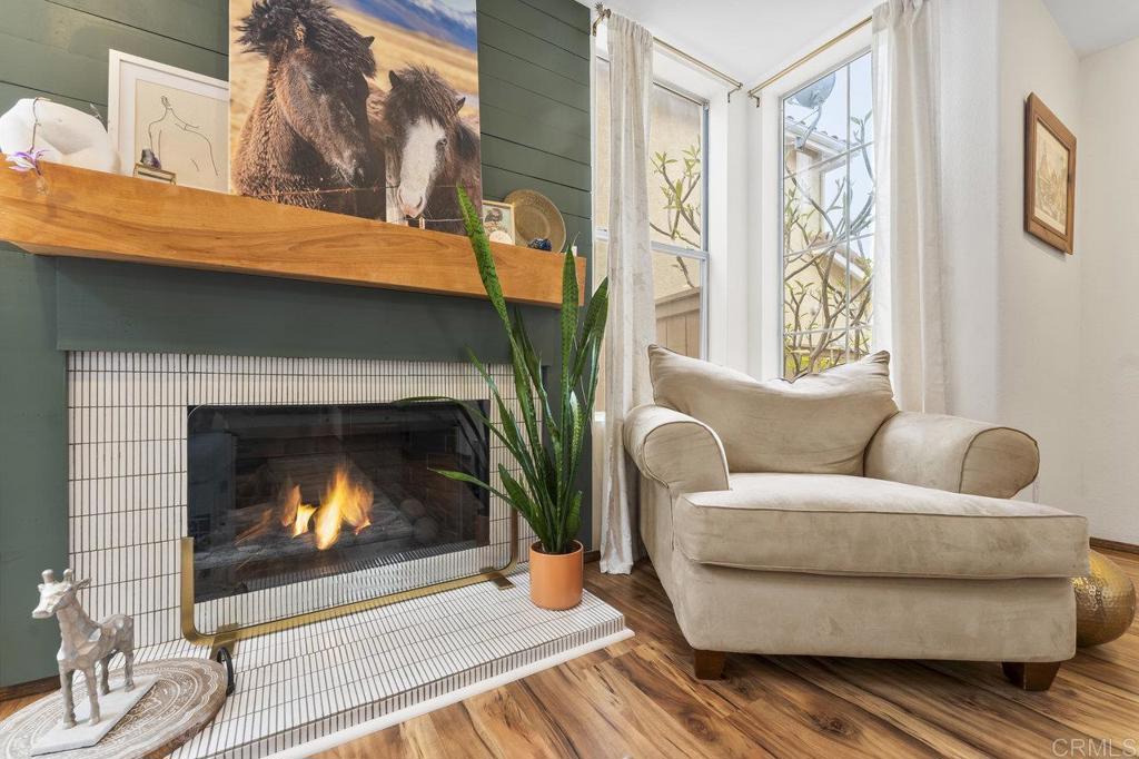 305 Cobblestone Place Santee, CA 92071 - Photo 7 of 41 a living room with furniture and a fireplace
